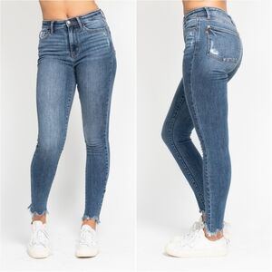 Street Chic High Waist Skinny Jeans